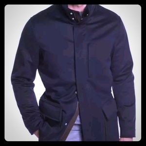 Ermenegildo Zegna Field Coat Navy Black 